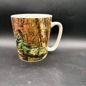 MOSSY OAK CAMO 16OZ ENAMEL COFFEE MUG